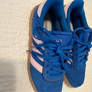 adidas Women's Blue and Pink Sneakers